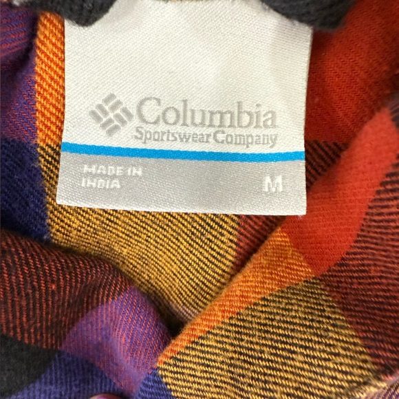 Columbia Men’s Plaid Cornell Woods Flannel Size M - Picture 6 of 7